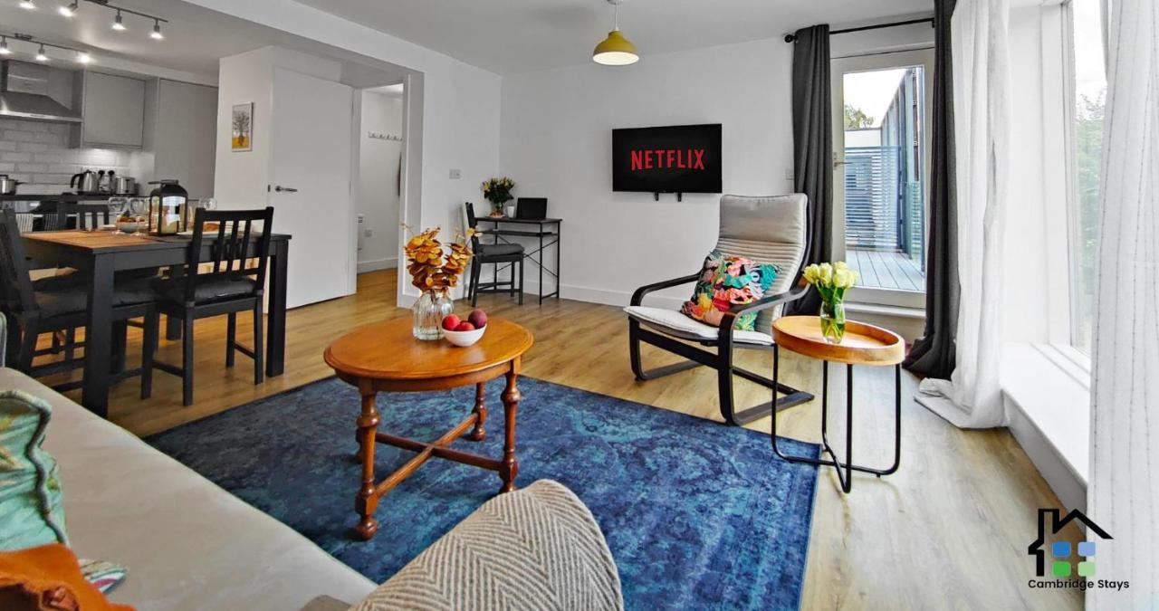 Cambridge Stays Riverside 2Br Flat-Walk To Centre-Parking-Balcony 外观 照片