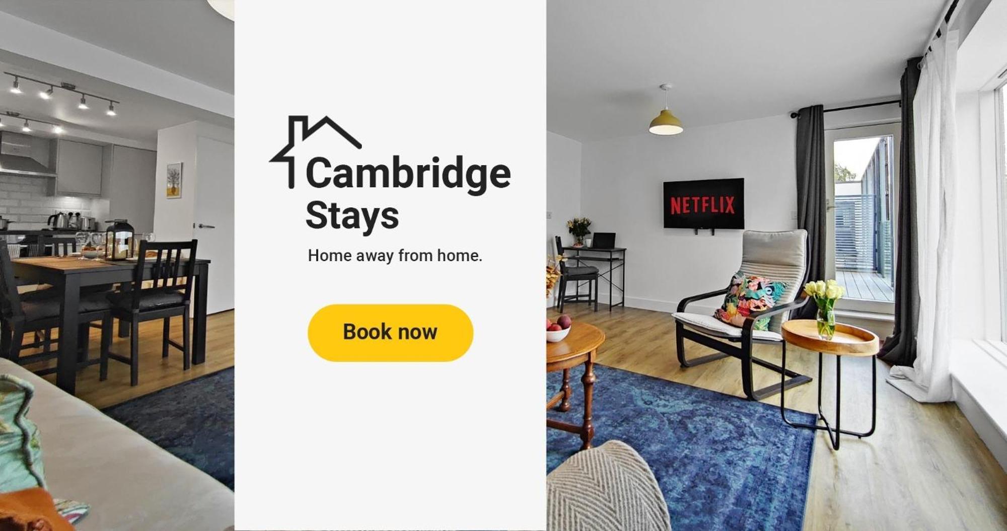Cambridge Stays Riverside 2Br Flat-Walk To Centre-Parking-Balcony 外观 照片